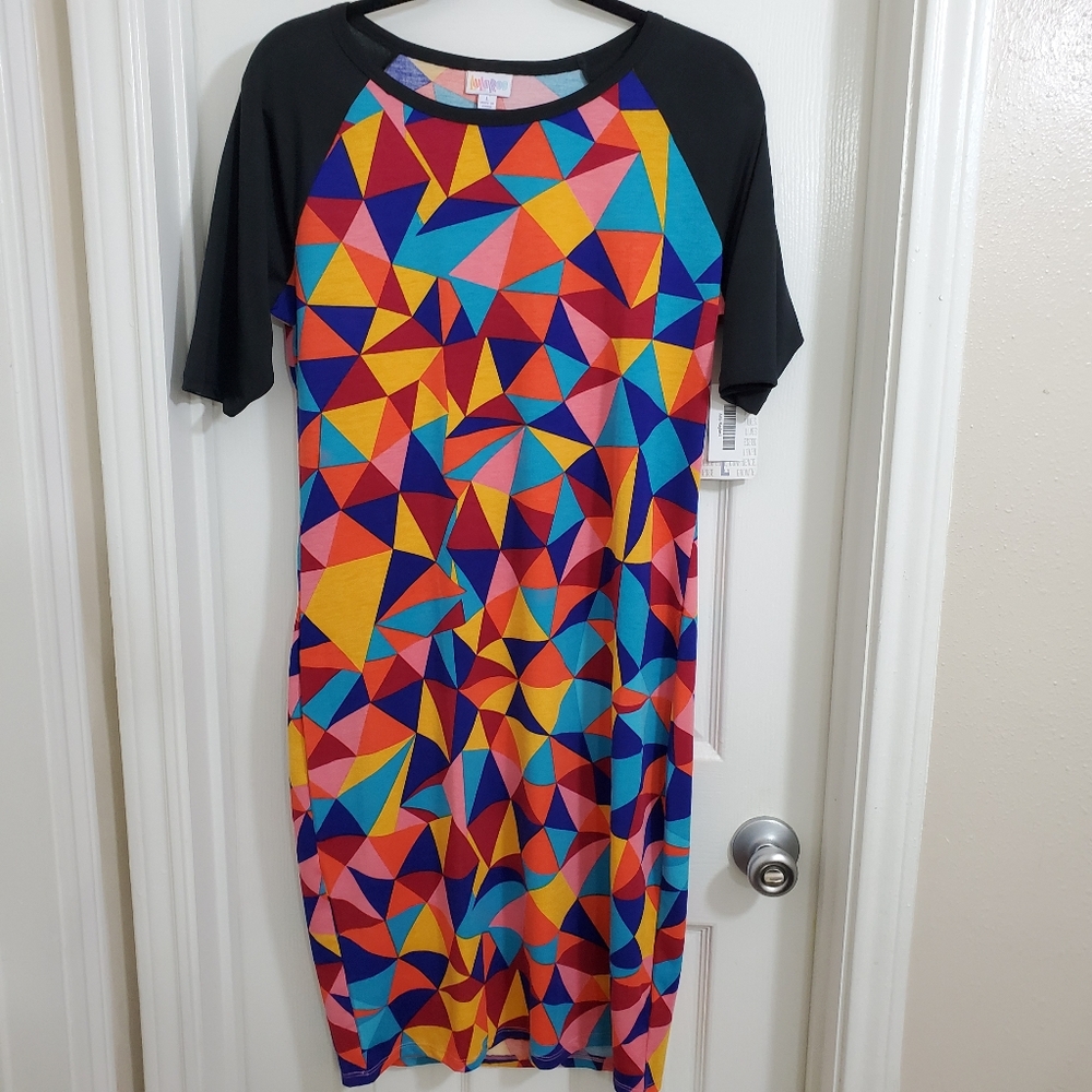LuLaRoe Julia Raglan Dress